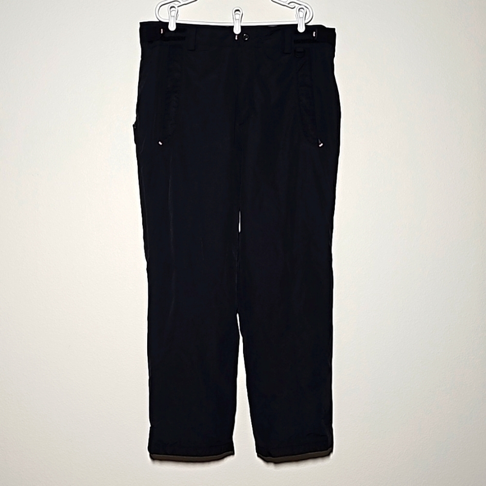 Marker Pants‎ Snow Ski Snowboarding Soft Shell Insulated Pockets Gaiter Black XL